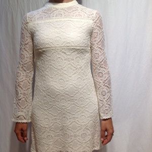 Zunie long sleeve lace dress